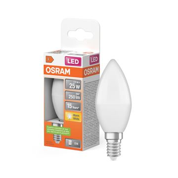OSRAM Kerte Nature LOOP Recycled Plastic 3,3W=25W 827 mat E14